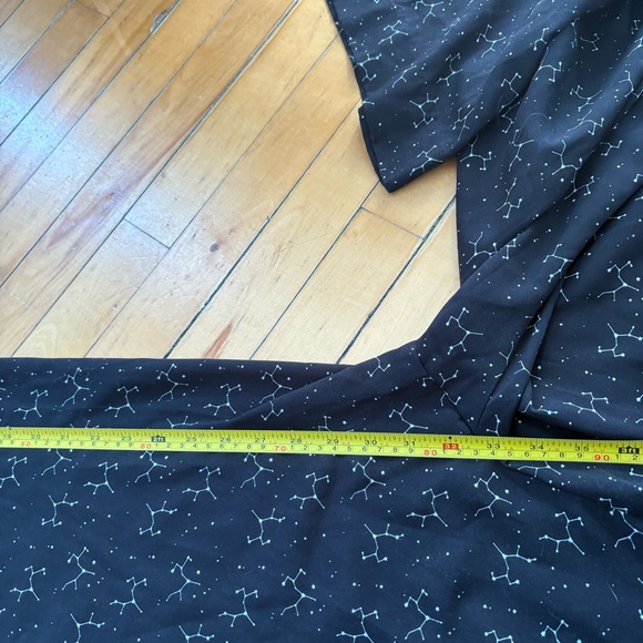 Birds Of North America Sz 8 Needletail Black Astrology Star Galaxy Jumpsuit - Picture 11 of 13